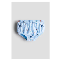 H & M - Vzorované plavkové kalhotky - modrá