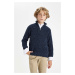 DEFACTO Boy Regular Fit Half Turtleneck Zipper Collar Knitwear Sweater