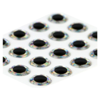 Sybai Epoxidové Oči 3D Epoxy Eyes Holographic Silver Průměr: 9mm