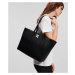 Kabelka karl lagerfeld k/ikonik 2.0 leather tote pin černá