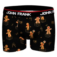 Pánské boxerky John Frank JFBD47-CH-GINGER Barva: Černá