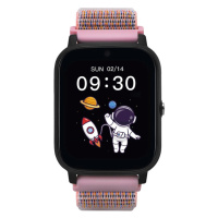 Garett Smartwatch Kids Tech 4G dětské chytré hodinky Pink Velcro