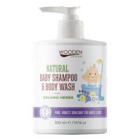 Woodenspoon Dětský sprchový gel a šampon na vlasy 2v1 300 ml