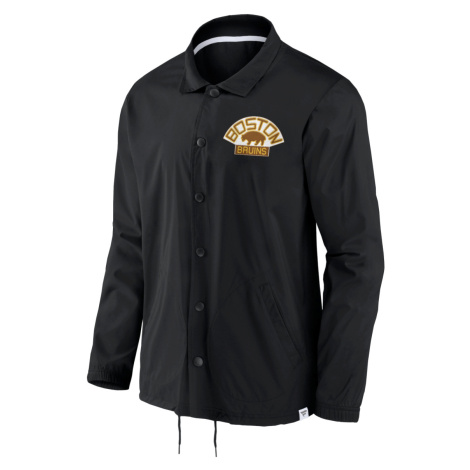 Boston Bruins pánská bunda True Classics Varsity Coach black Fanatics