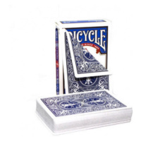 Kouzelnické karty Bicycle Double Back modrá/modrá