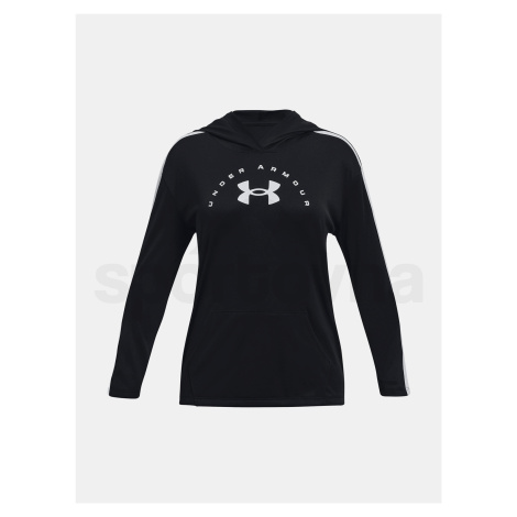 Mikina Under Armour Tech Graphic LS Hoodie-BLK