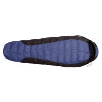 Péřový spacák Warmpeace Viking 600 170 cm Zip: Pravý / Barva: modrá/černá