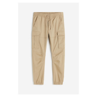 H & M - Kalhoty jogger cargo - béžová