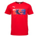 Puma CASUALS TEE Pánské triko, červená, velikost