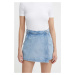 Džínová kalhotová sukně Pepe Jeans REGULAR SKORT HW DNM high waist, PL801123