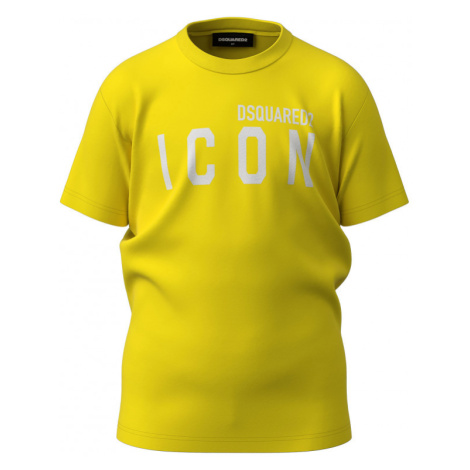 Tričko dsquared cool fit-icon t-shirt žlutá Dsquared²