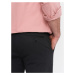 Ombre Clothing Pánské grafitové klasické chinos kalhoty s jemnou texturou V4 PACP-0188