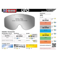 UFO sklo do brýlí čirá