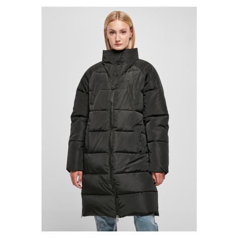 Dámský kabát High Neck Puffer Coat černý