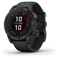 Garmin Garmin fenix 7 PRO Solar + mapy Topo Czech PRO - Gray / Black Silicone Band (010-02777-01