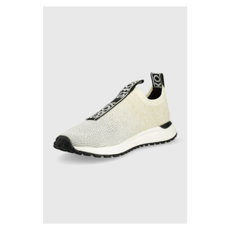 Sneakers boty MICHAEL Michael Kors Bodie Slip On stříbrná barva | Modio.cz