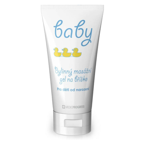 Baby Bylinný masážní gel na bříško 50 ml