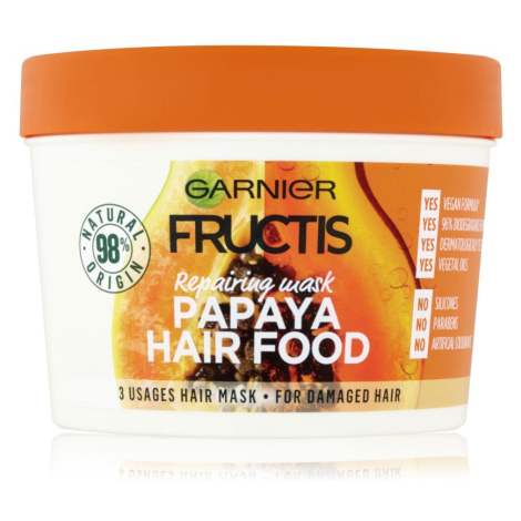 Garnier Fructis Hair Food Papaya regenerační maska pro poškozené vlasy 400 ml