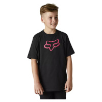 Dětské tričko Fox Youth Legacy Ss Tee černá/růžová
