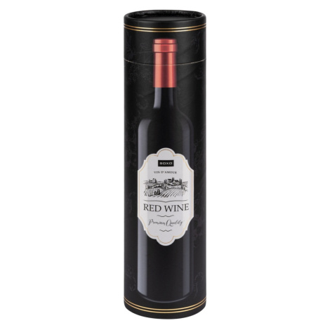 Ponožky SOXO v tubě - RED WINE, 3 páry