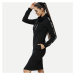 NDN - Sportovní mikinové šaty SANTAL X053 (černá) - NDN Sport