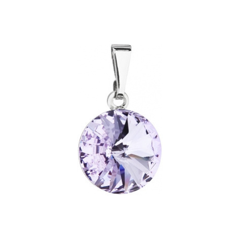 Přívěsek bižuterie se Swarovski krystaly fialový kulatý 54001.3 violet
