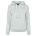 Ladies Color Melange Hoody - aqua melange