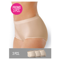 3PACK- Kalhotky s vyšším pasem bezešvé Culotte Intimidea