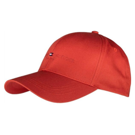 Tommy Hilfiger ESTABLISHED CAP Pánská kšiltovka, červená, velikost