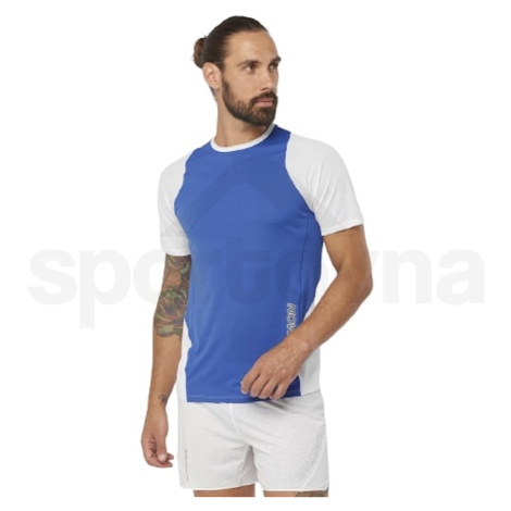 alomon ense Aero Tee M LC2050300 - nautical blue white Salomon