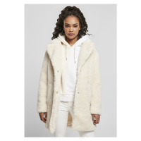 Kabát Ladies Oversized Sherpa Coat - whitesand