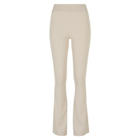 Ladies Recycled High Waist Flared Leggings - softseagrass
