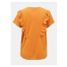 Oranžové tričko s volánem JDY Karen