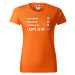 DOBRÝ TRIKO Dámské narozeninové tričko Je mi 50 Barva: Oranžová