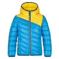 Chlapecká zimní bunda - Loap Ingofi, modrá/ žlutá Barva: Modrá