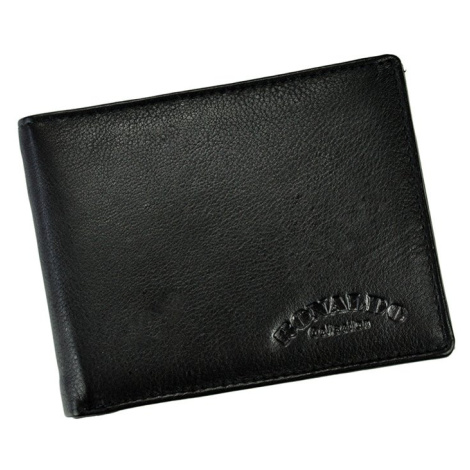 Pánská kožená peněženka Ronaldo 0002-D RFID černá
