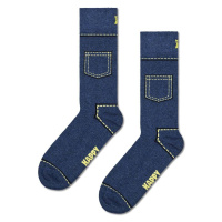 Ponožky Happy Socks Denim Sock tmavomodrá barva