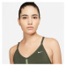 Nike DRI-FIT INDY Dámská sportovní podprsenka, khaki, velikost