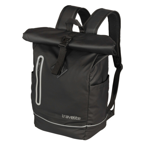 Travelite Basics Batoh Roll-up Plane Černý 19L