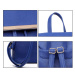Konofactory Modrý elegantní kožený batoh „Majestic“ 8L