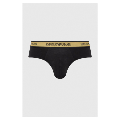 Spodní prádlo Emporio Armani Underwear (2-pak) pánské, černá barva