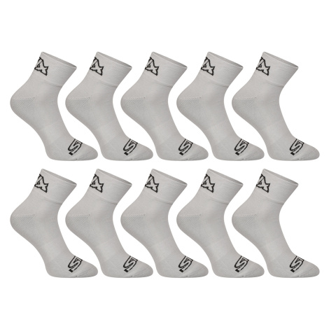 10PACK ponožky Styx kotníkové šedé (10HK1062) S