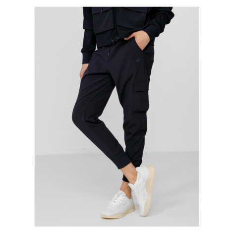 4F-WOMENS TROUSERS SPDC010-31S-NAVY Modrá