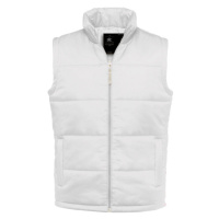 B&C Bodywarmer Pánská prošívaná vesta JM930 White