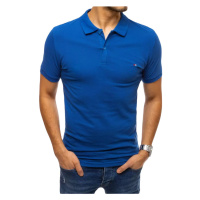 D Street Pánské polo tričko Aurea modrá Tmavě modrá