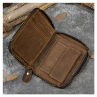 Pánská kožená peněženka slim Genuine Leather
