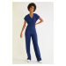 Trendyol Jumpsuit - Navy blue - Regular fit