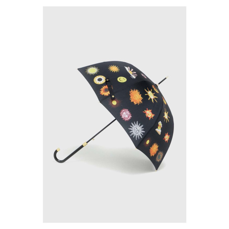 Deštník Moschino černá barva, 8960
