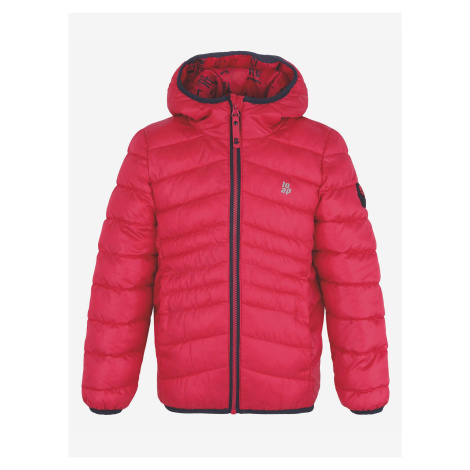 Tmavě růžová holčičí prošívaná zimní bunda LOAP Intermo