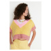 Trendyol Sweater Vest - Yellow - Regular fit